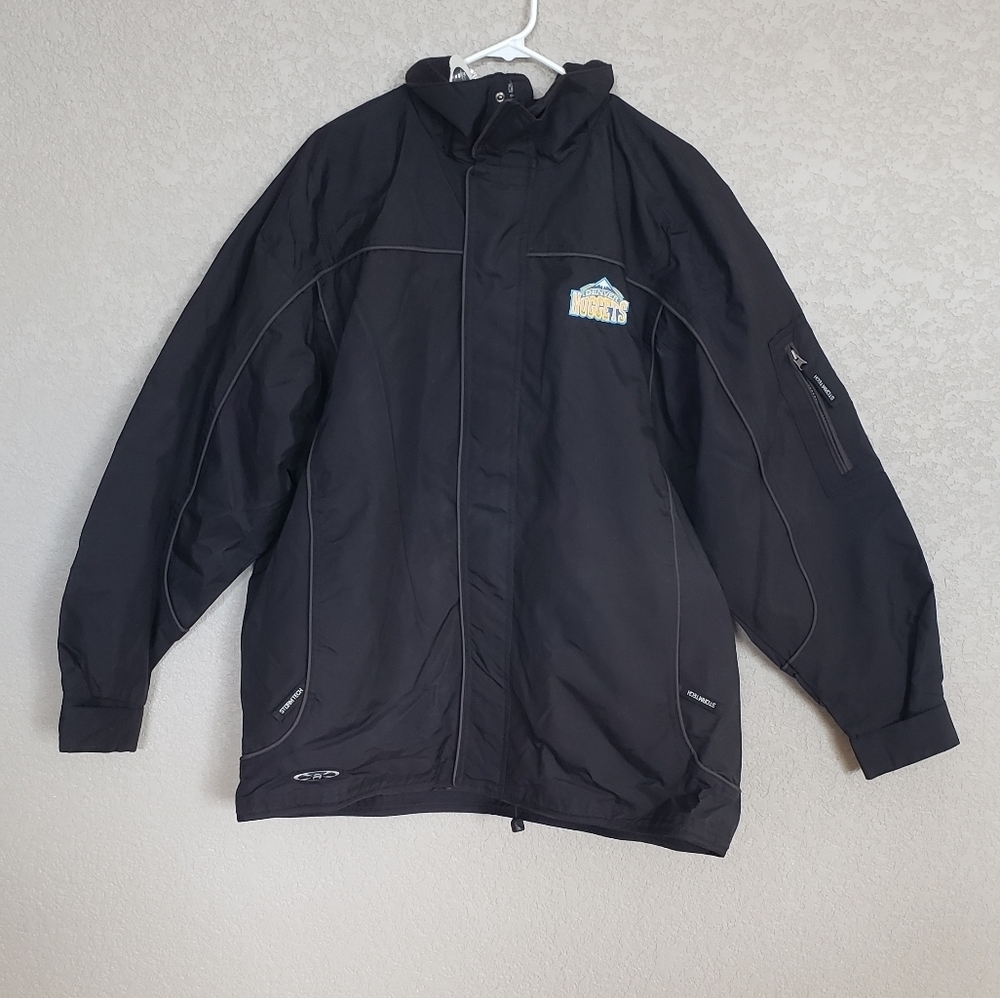 Stormtech nylon jacket with Denver Nuggets logo embroidered  size XL